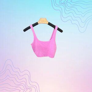 WILD FABLE Wild Fable Pink Crop Tank Top Juniors Small